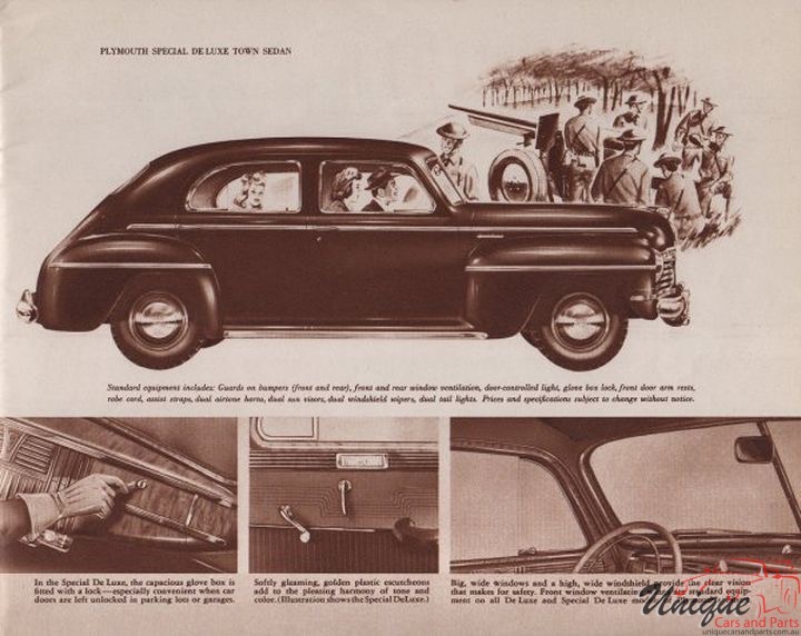1942 Plymouth Brochure Page 16